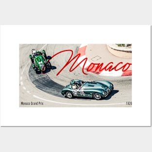 Monaco Grand Prix - T-shirt vintage photo Posters and Art